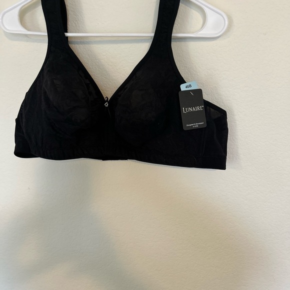 NWT LUNAIRE Women's Black Bra 46B - Picture 1 of 9